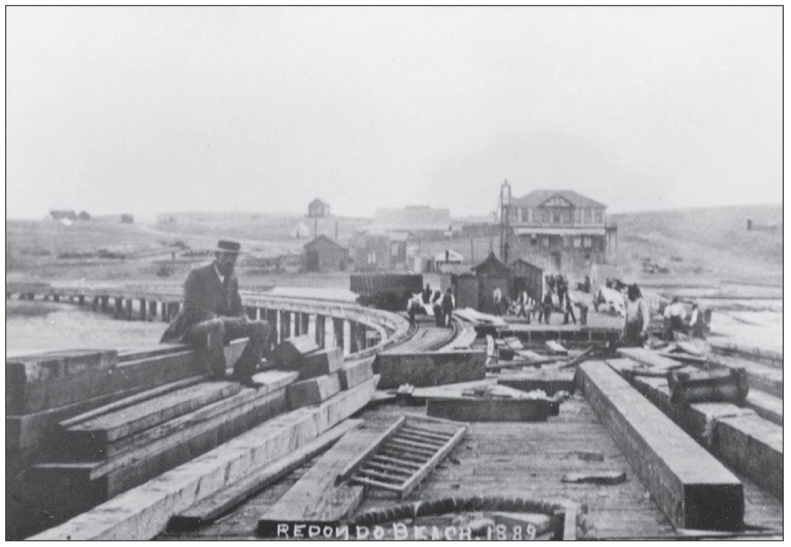 Above is a photograph taken in the early 1900s from the north facing south In - photo 5