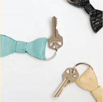 Bow Tie Key Chain Tubular Frame Youre Welcome Card Becau - photo 12