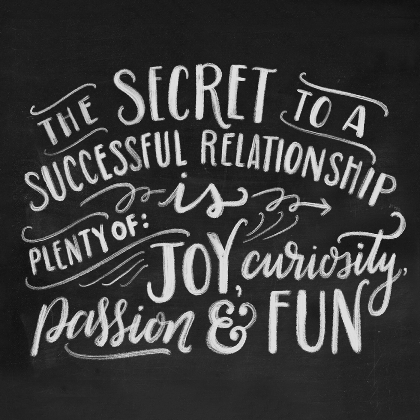 The secret to a successful relationship is plenty of joy curiosity passion - photo 53