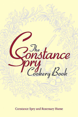 Hume Rosemary Constance Spry Cookery Book