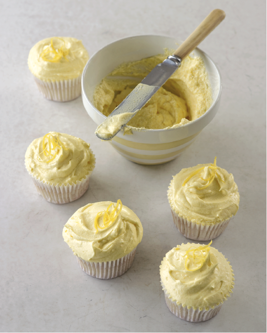 lemon cupcakes lemon cupcakes Hollowing out a bit of the cake and putting in a - photo 5