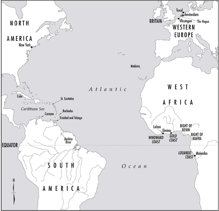 The Atlantic world Map designed and produced by the UMBC Cartographic - photo 3