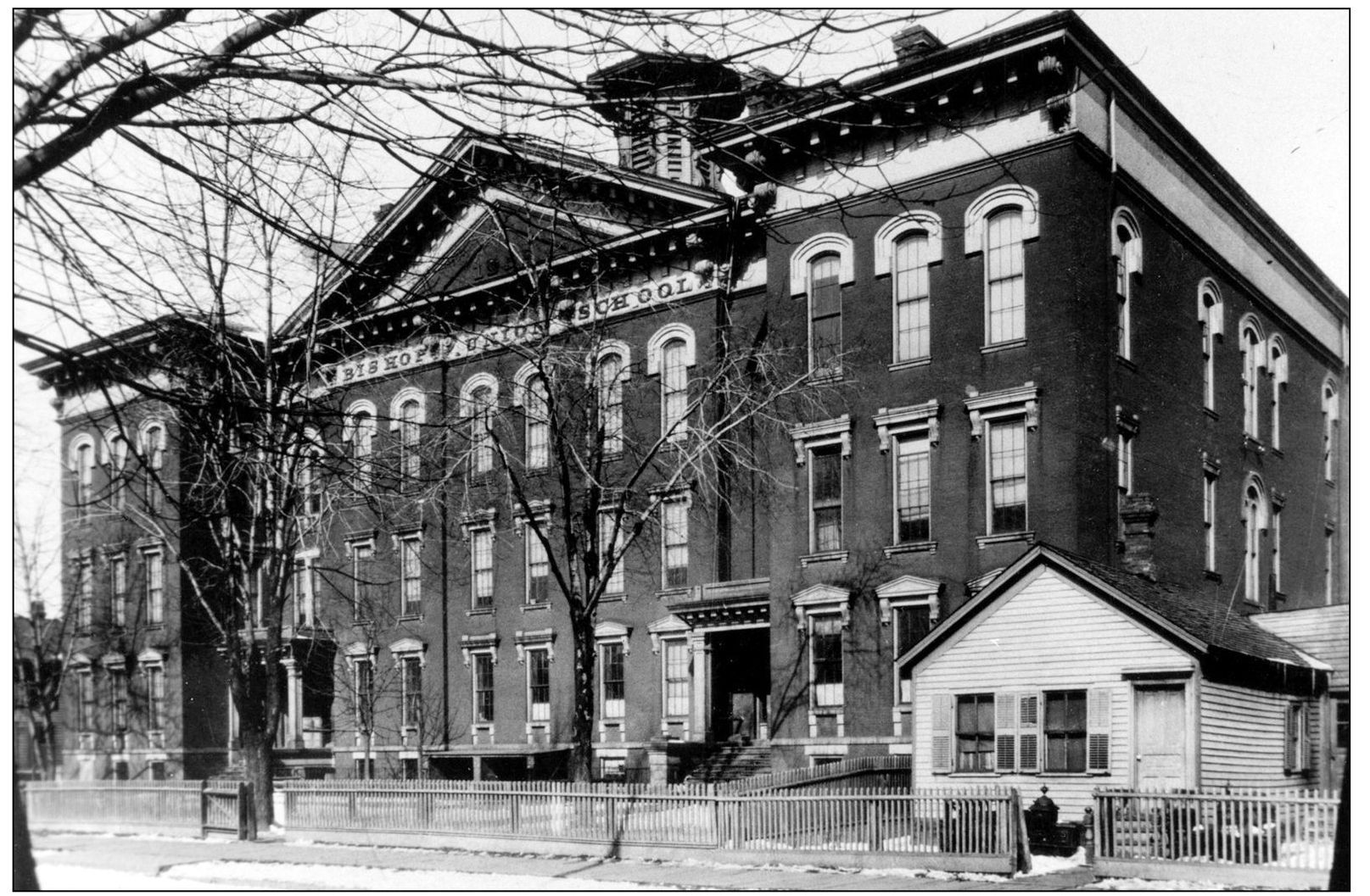 The Old Bishop School seen here in a 1935 photograph was located on Detroits - photo 5