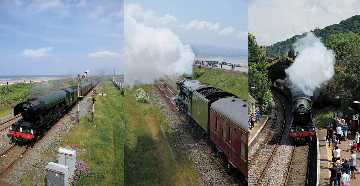 In 2016 rebuilt A3 Pacific FLYING SCOTSMAN in the guise of BR No 60103 made a - photo 6