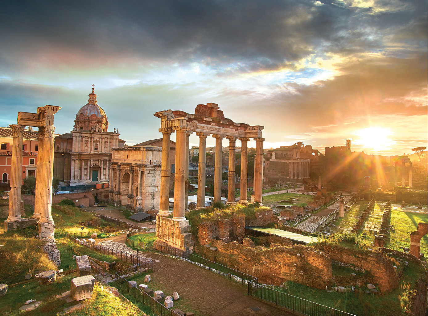 Now a jumble of ruins and fragments the Roman Forum was once the center of - photo 11