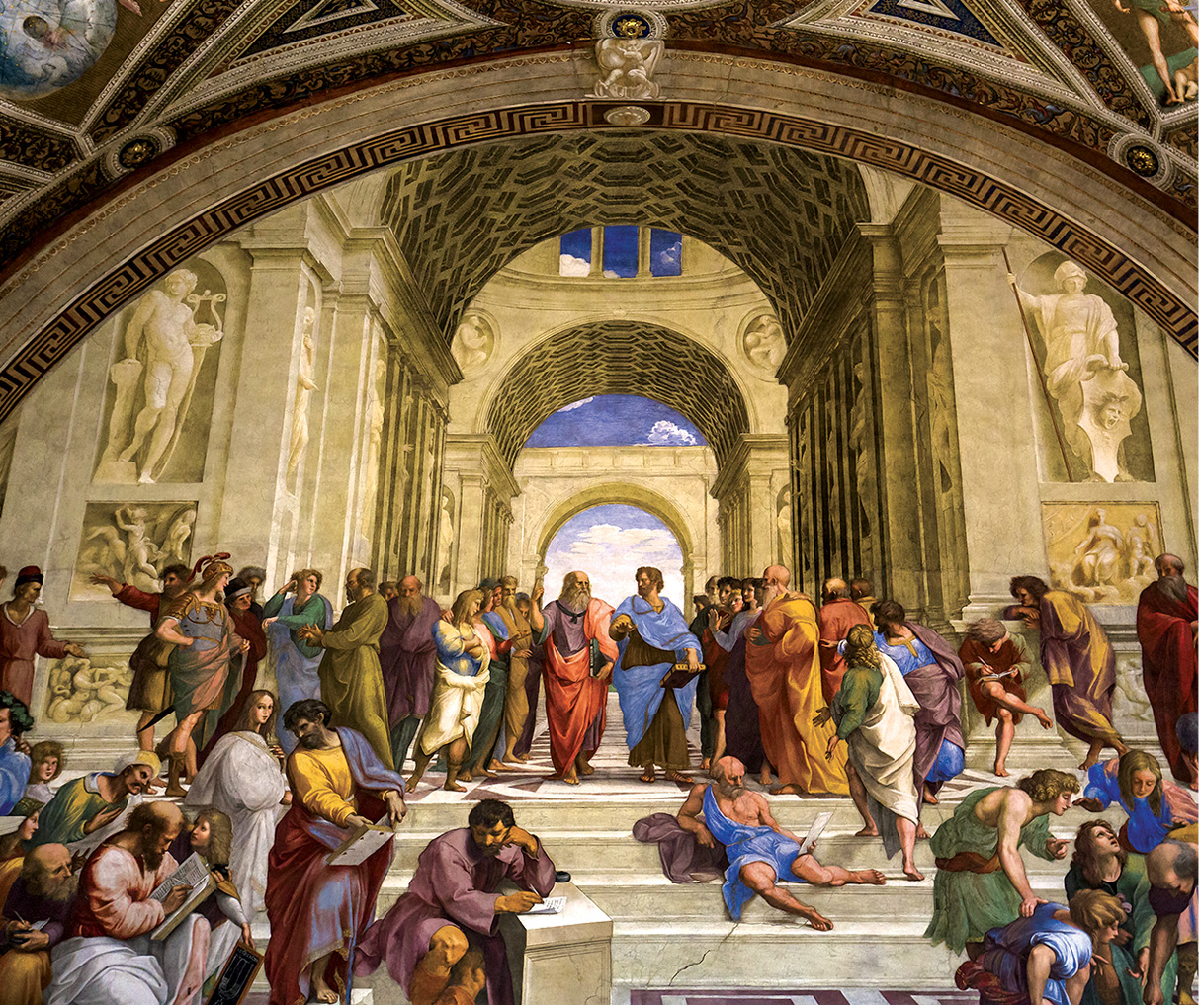 The School of Athens by Raphael Sanzio adorns the Stanze di Raffaello - photo 14