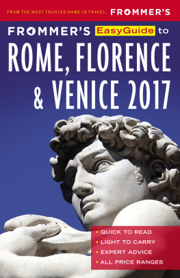 Keeling Stephen - Frommers EasyGuide to Rome, Florence and Venice 2017