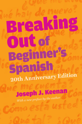 Keenan - Breaking Out of Beginners Spanish