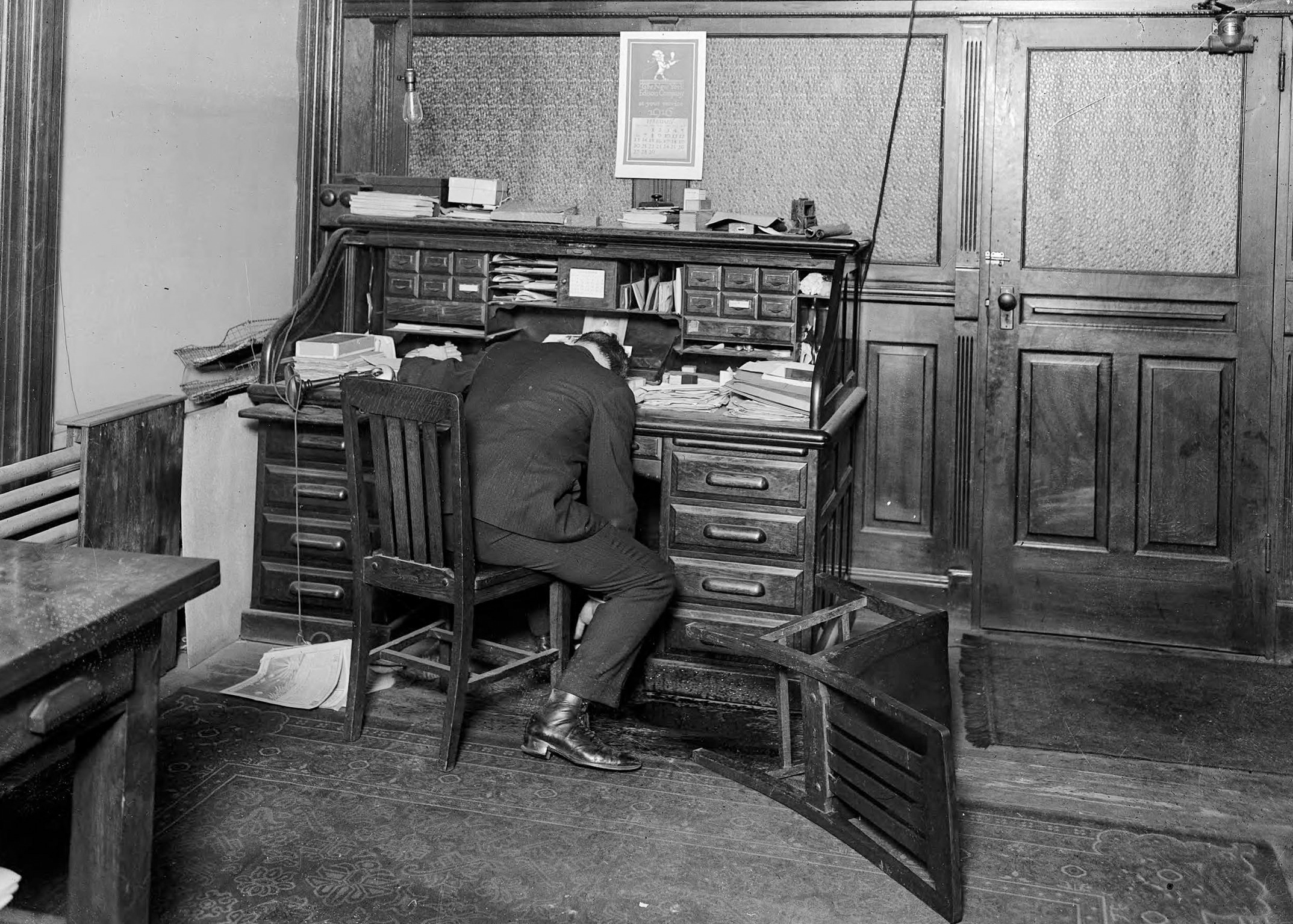 Title Homicide man at desk 1916 Subject Crime and criminals Date - photo 5