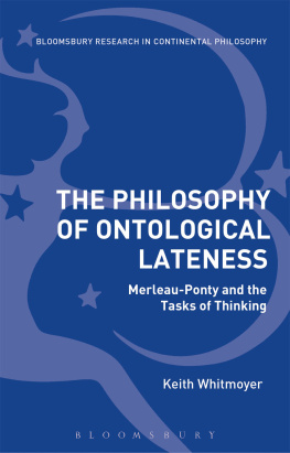 Keith Whitmoyer - The Philosophy of Ontological Lateness