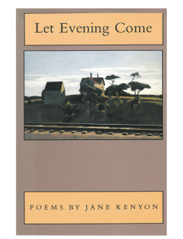 Kenyon - Let Evening Come