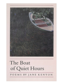 Kenyon - The Boat of Quiet Hours