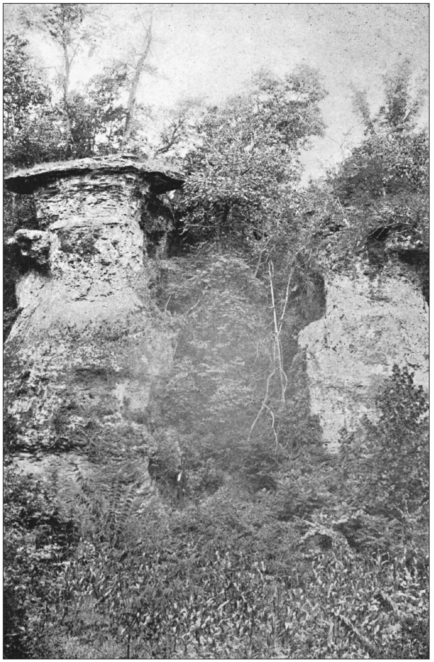 The Twin Rocks formation is found in the Edwin H Davis State Memorial an - photo 4