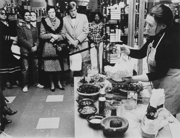 First demonstration in 1972 for The Cuisines of Mexico at Bloomingdales in New - photo 3