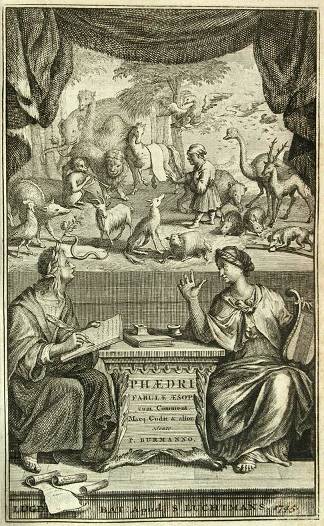 A 1745 engraving of Phaedrus Hellenistic statue thought to depict Aesop - photo 17