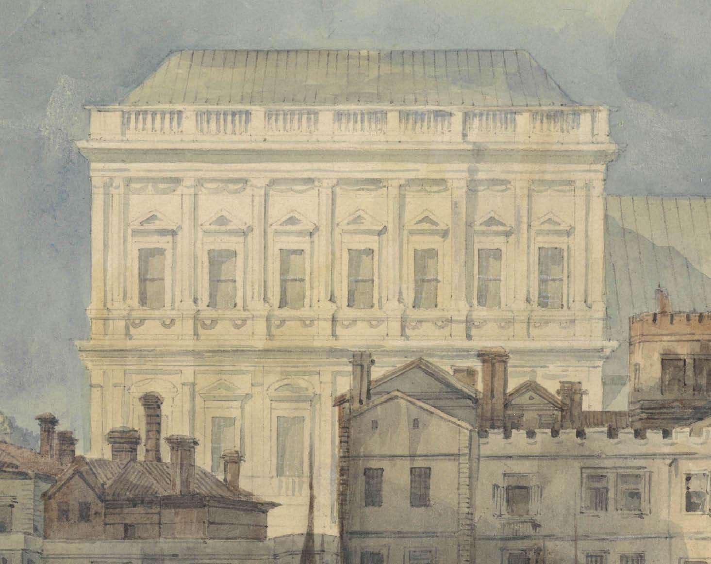 George Shepheard The Banqueting House Whitehall from the River 1810 - photo 4