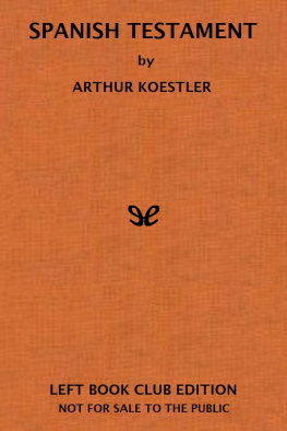 Arthur Koestler Spanish Testament