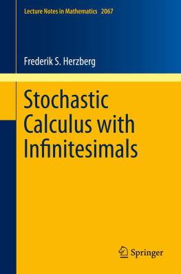 Herzberg - Stochastic Calculus with Infinitesimals