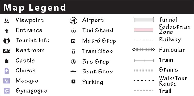 Use this legend to help you navigate the maps in this book Rick Steves - photo 13