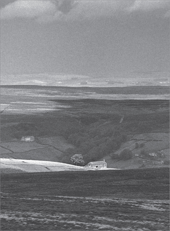 Upper Ponden and the heights of Oakworth Moor seen from Delph Hill near the - photo 1