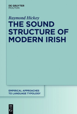 Hickey - The Sound Structure of Modern Irish