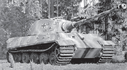 A pristine two-tone Tiger II with a series production Henschel turret It - photo 3