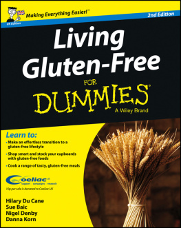 Hilary Du Cane Living Gluten-Free For Dummies