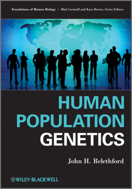 John H. Relethford Human Population Genetics