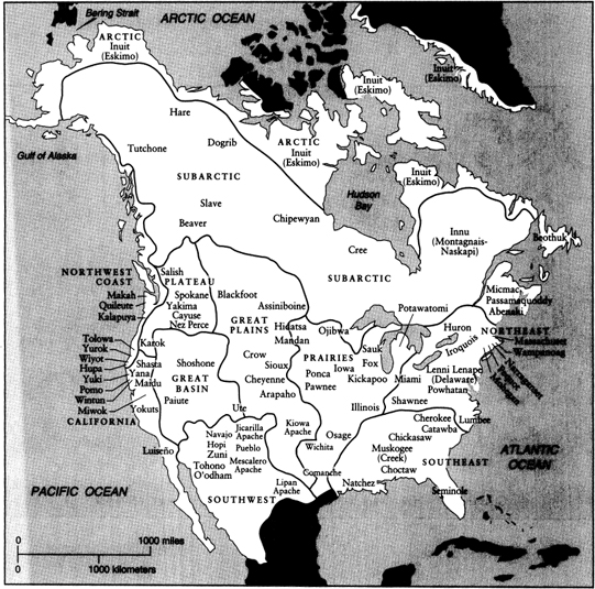 CULTURE AREAS AND APPROXIMATE LOCATIONS OF NATIVE AMERICAN GROUPS AT TIME OF - photo 4