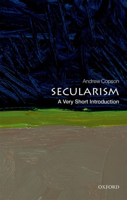 Copson - Secularism: a very short introduction