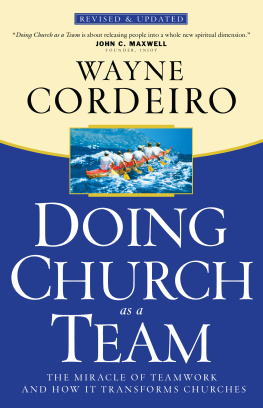 Cordeiro - Doing Church as a Team