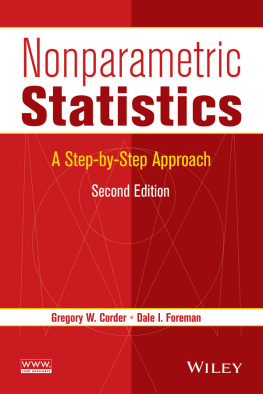 Corder Gregory W. - Nonparametric Statistics: A Step-by-Step Approach