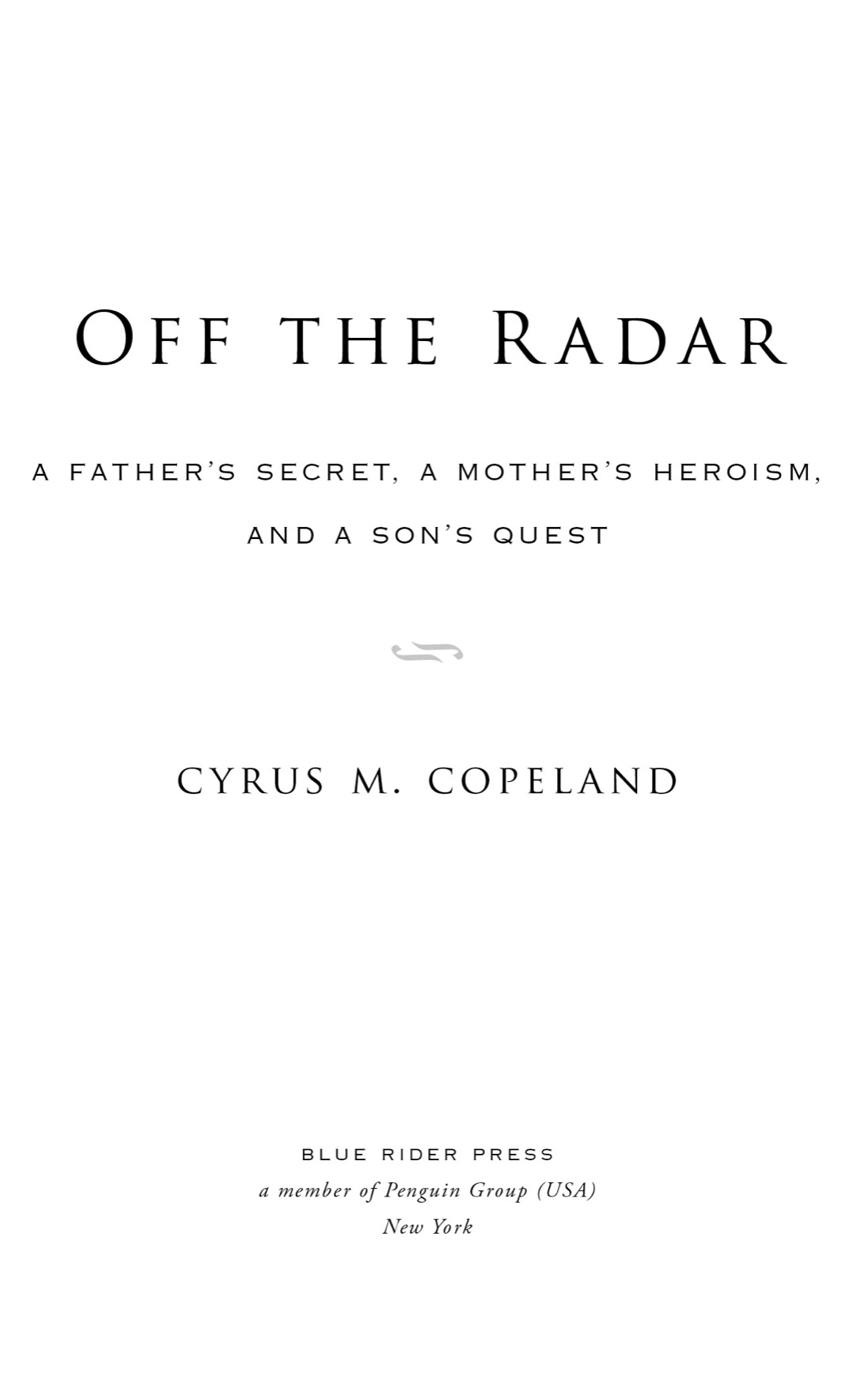 Off the Radar - image 2