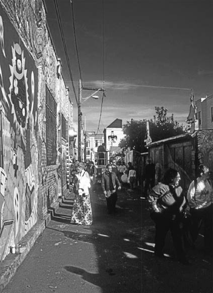 Figure 01 Clarion Alley Mural Project CAMP block party October 2002 Mats - photo 5