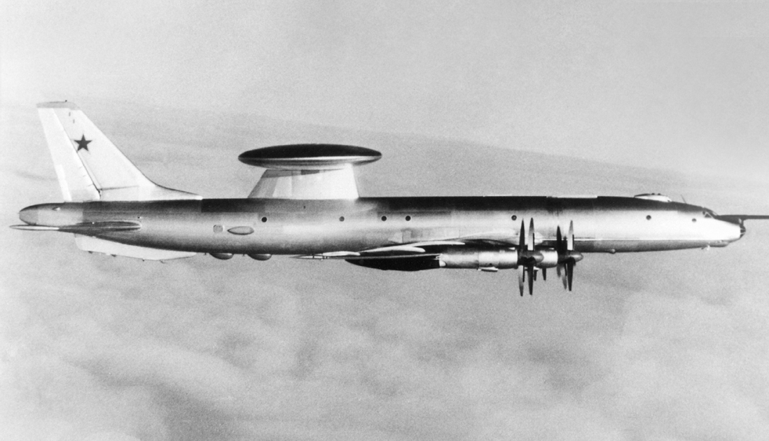 A Tu-126 AWACS of the 67th Independent AEW Squadron in flight Thus in 1949 - photo 2