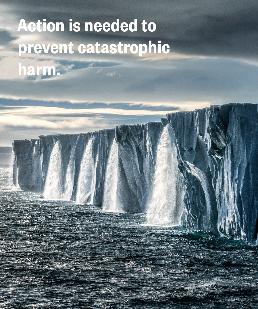 Arctic meltwater gushes from an ice cap Nordaustlandet Norway August 7 - photo 10