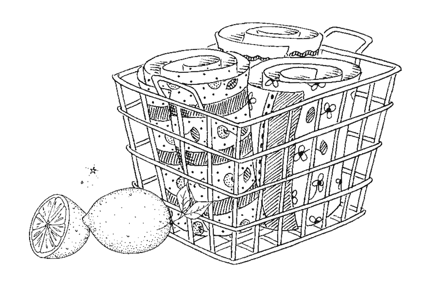 Set out a basket of fingertip towels with sticky flavorful ribs or wings - photo 4