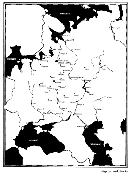 European Russia before the Revolution Map by Laszlo Ivanits Page - photo 4