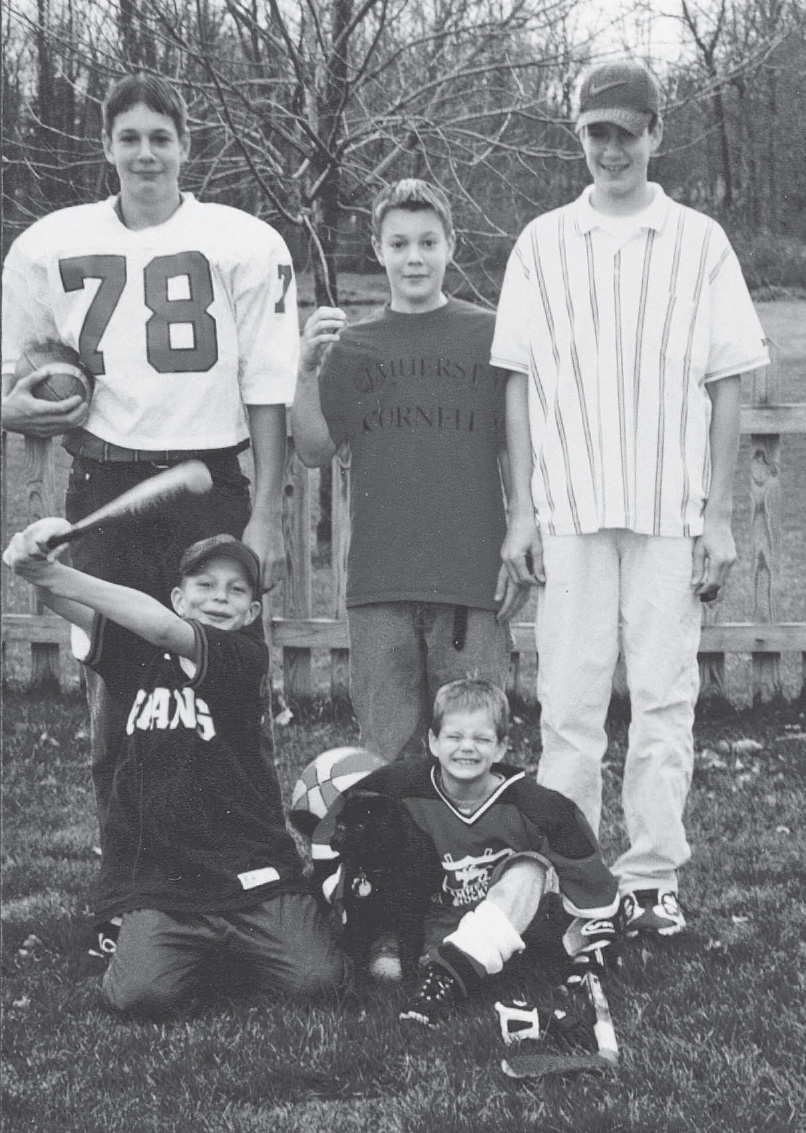 The Gronkowski boys exhibited a love of sports from an early age Top from - photo 1