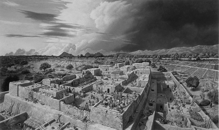 Figure 01 Pueblo Grande was the original Hohokam settlement on the bank of - photo 3
