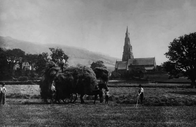 HAYMAKING near Ambleside Westmorland 1910 But the harvest scene was - photo 9