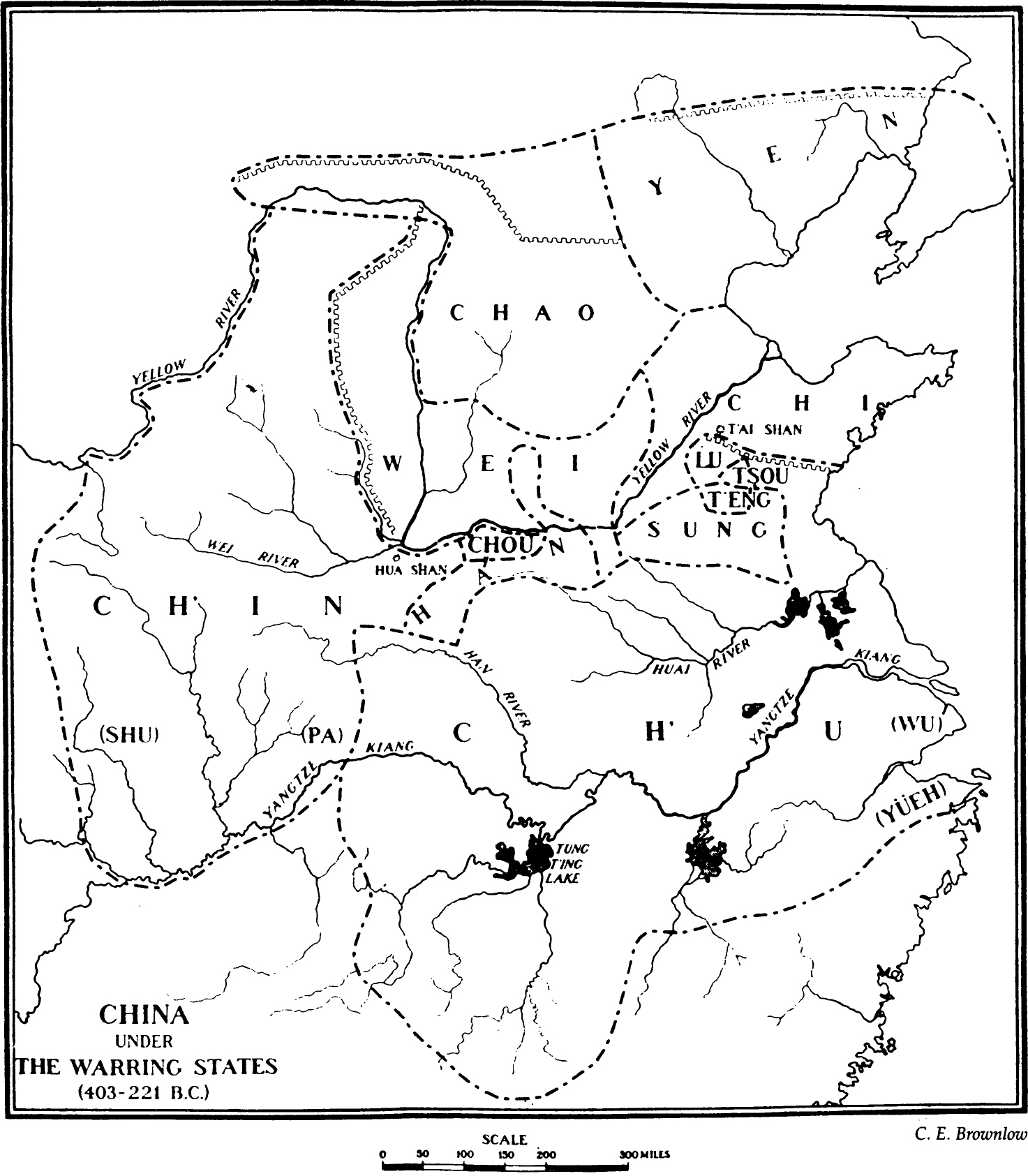 Map on reproduced by permission from Yu-lan Fungs A History of Chinese - photo 3