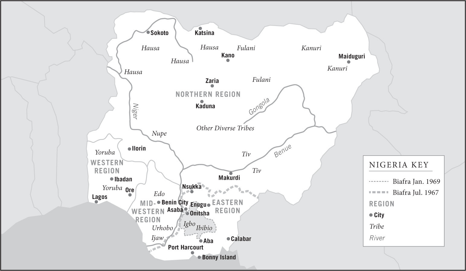 Map 1 Map of Nigeria Map 2 Map of Biafra FOREWORD At the time of writing - photo 3