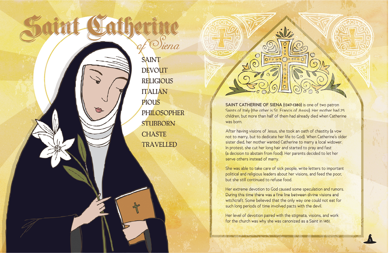 SAINT CATHERINE OF SIENA 1347-1380 is one of two patron Saints of Italy the - photo 5