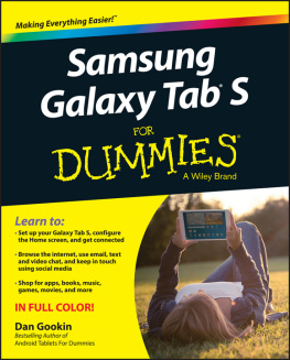 Gookin - Samsung Galaxy Tabs For Dummies