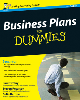 Barrow Colin - Business Plans For Dummies