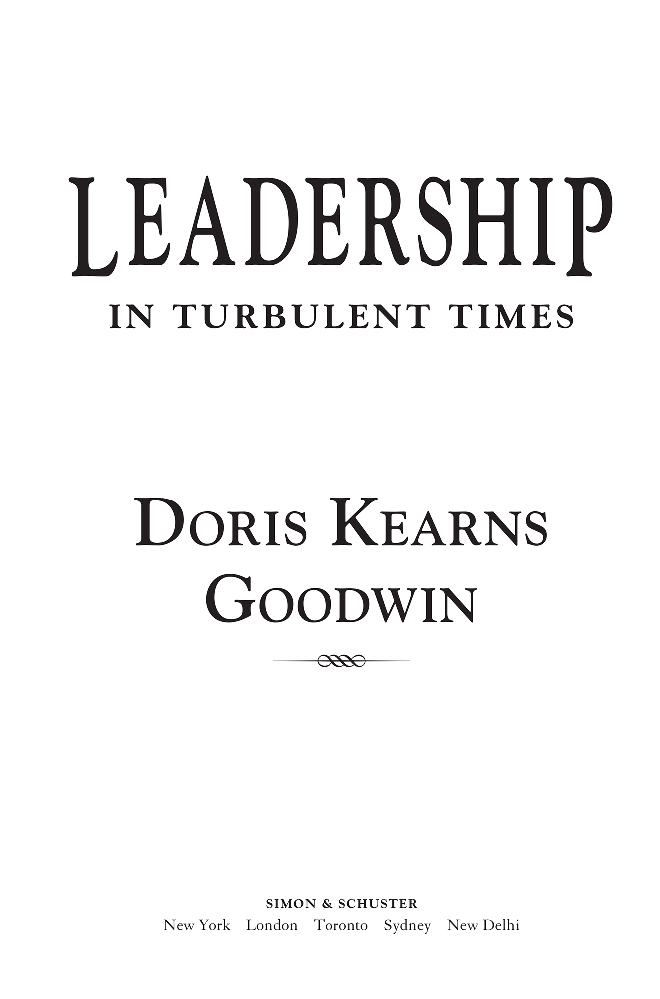 Leadership In Turbulent Times - image 1