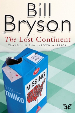 Bill Bryson The Lost Continent