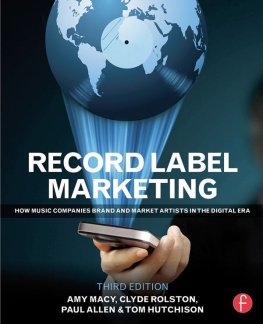 Rolston Clyde Philip Record Label Marketing 3rd Edition