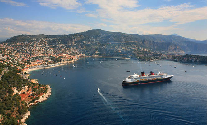 A cruise ship at anchor along the French Riviera B ack in the mists of - photo 7